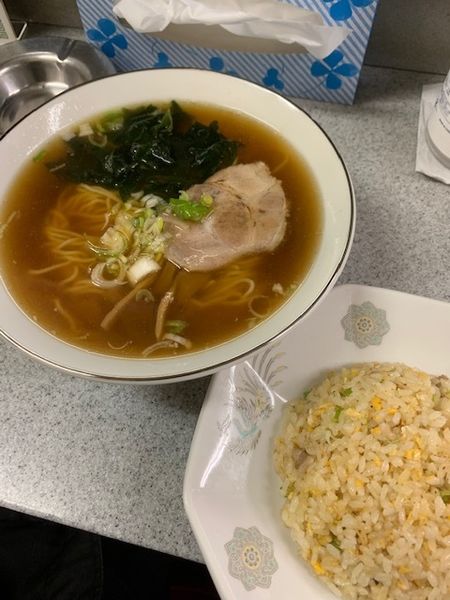 「半チャンラーメン 780円」@紅楽の写真