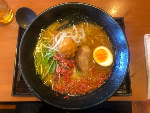 「エビ味噌らーめん」@こだわりらーめん ゆきむら亭 つくば店の写真