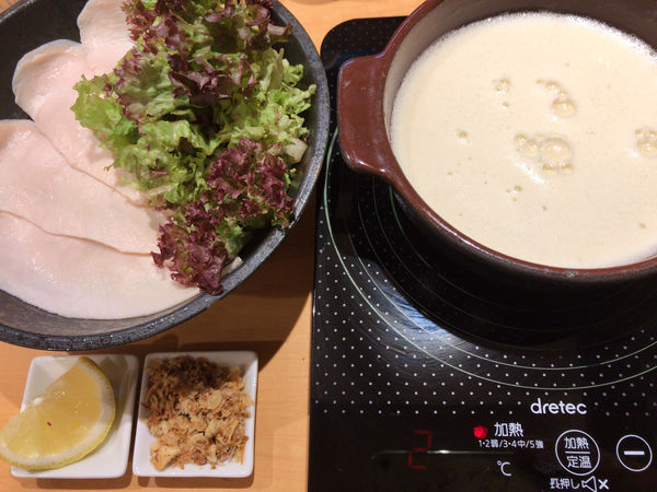 「鶏白湯塩つけメン」@麺屋 時茂 大久保店の写真