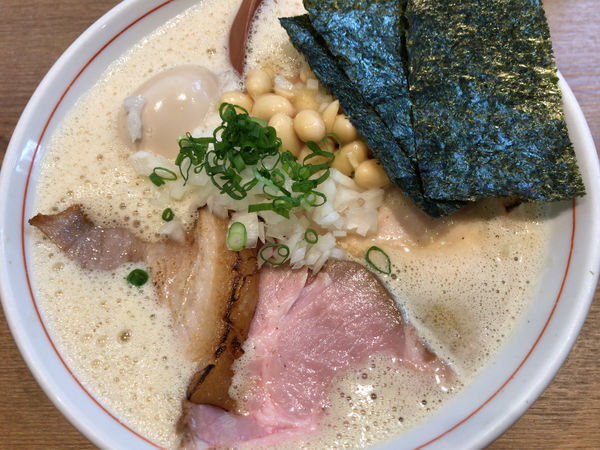 「特製バイブそば(焼干し魚介パイタン)＋味付き替え玉 ら〜め」@(SCLabo)の写真