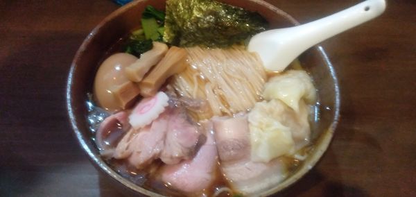 「特製鶏中華そば」@麺屋 誠栄の写真