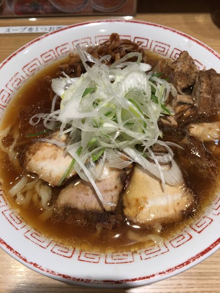 「醤油ラーメンすっきり　切り落としチャーシュー」@きたかた食堂の写真
