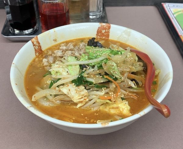 「赤鬼ラーメン」@ラーメン ガキ大将 穴川店の写真