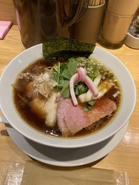 「鶏そば」@Ginza Noodles むぎとオリーブの写真