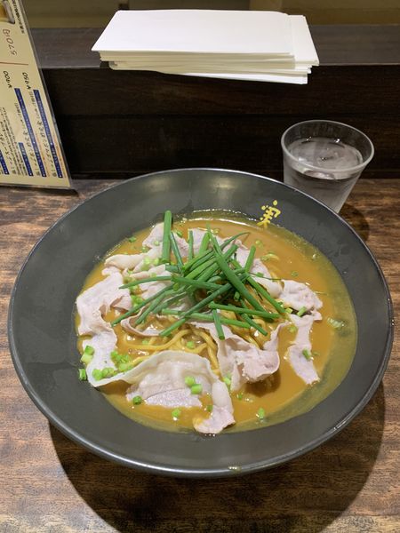 「かれー麺　並盛」@かれー麺 実之和 南青山店の写真