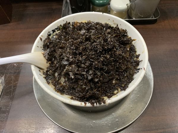 「岩のりらーめん(1050円)」@らーめん潤 蒲田店の写真