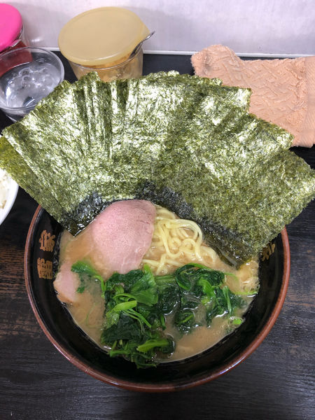 「ラーメン＋のり　800円」@雷家の写真
