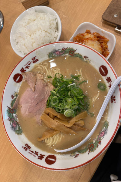「キムチ定食 こってり」@天下一品 池袋西口店の写真