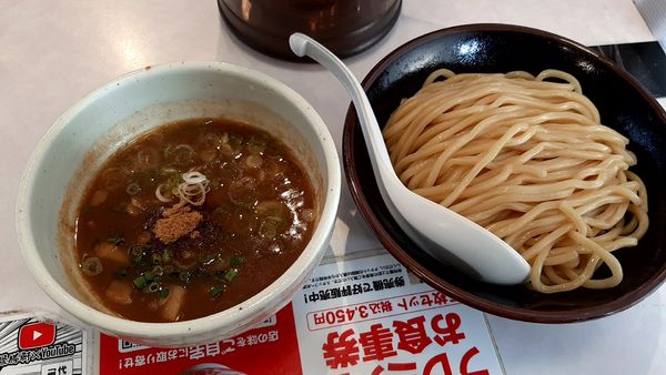「上州つけそば 820円 中盛り」@景勝軒 宇都宮簗瀬町店の写真