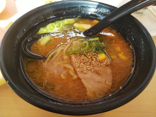 「【限定】味噌バターコーンラーメン」@かっぱ寿司 塩尻店の写真