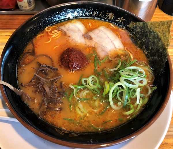 「中洲ラーメン」@博多ラーメン 清水屋の写真