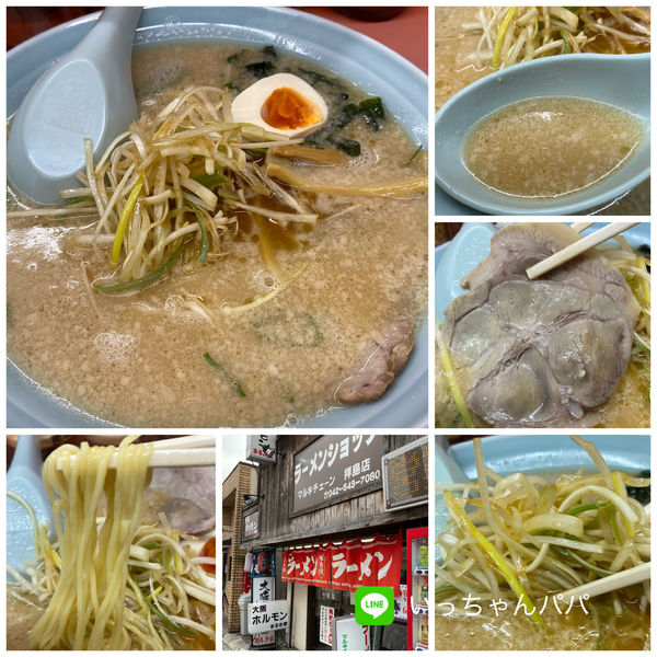 「ねぎラーメン 700円」@ラーメンショップ マルキチェーン 拝島店の写真