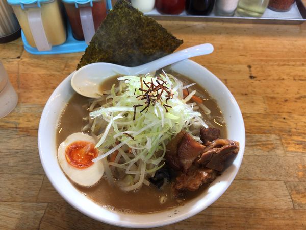 「札幌らーめん(750円)+餃子(100円)」@小林屋 平塚四之宮店の写真