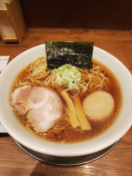 「鴨だし玉中華そば(並)」@舎鈴 ビーンズ武蔵浦和店の写真