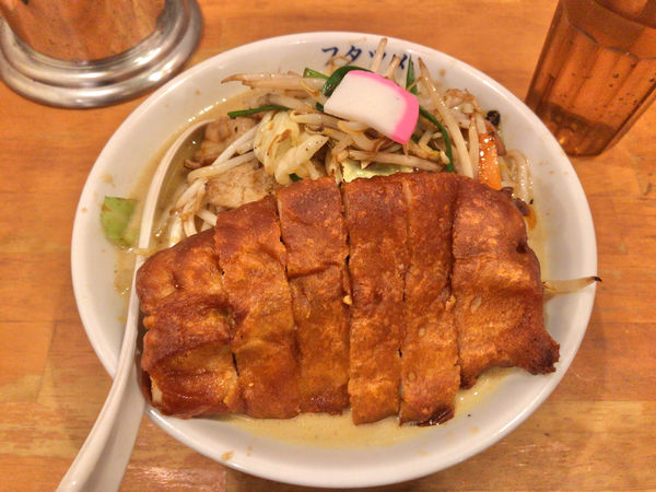 「排骨カレータンメン」@極濃湯麺 フタツメ 貝沢店の写真