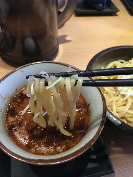「辛つけめん 900円」@RAMEN TOMIRAI 横浜伊勢佐木町店の写真
