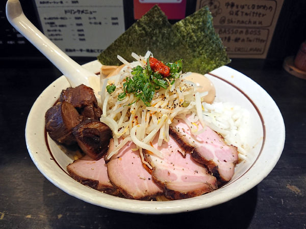 「特製ABURASSO」@中華そば しながわの写真