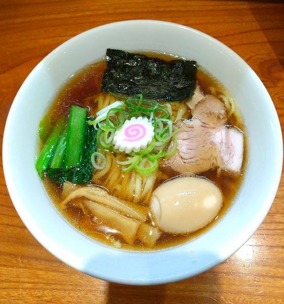 「らぁめん味玉（￥850+C）」@神田らぁめん 悠 HARUKAの写真