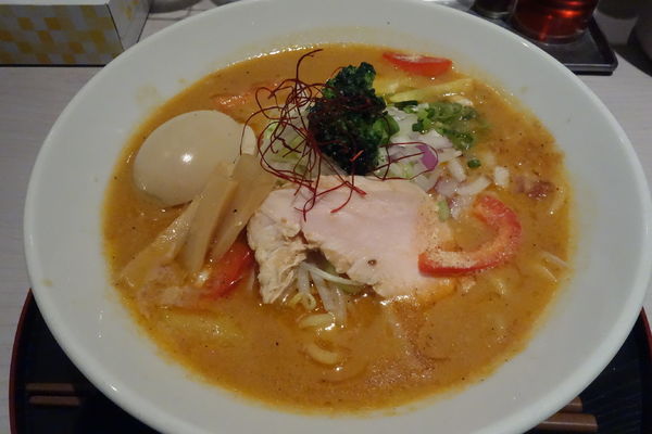 「【限定】エビ味噌らーめん」@仙臺らーめん 味噌 三礎の写真