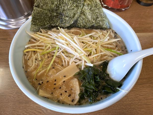 「ネギミソラーメン ７００円 ※麺硬め・アブラ多め」@ラーメンショップ 足利店の写真