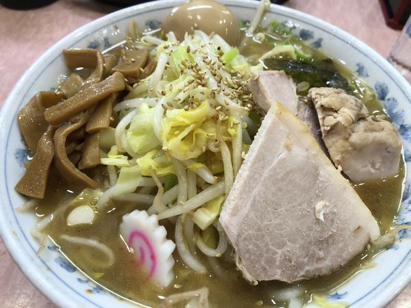 「中華そば(小)700円 野菜120円」@所沢大勝軒の写真