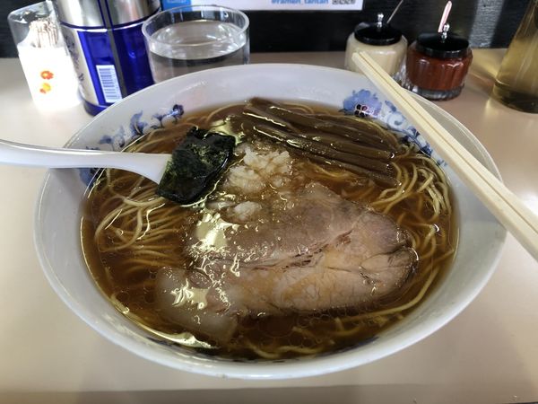 「大ラーメン+玉葱+麺硬め　650円」@タンタンの写真