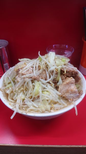 「小豚 全マシ」@ラーメン二郎 三田本店の写真