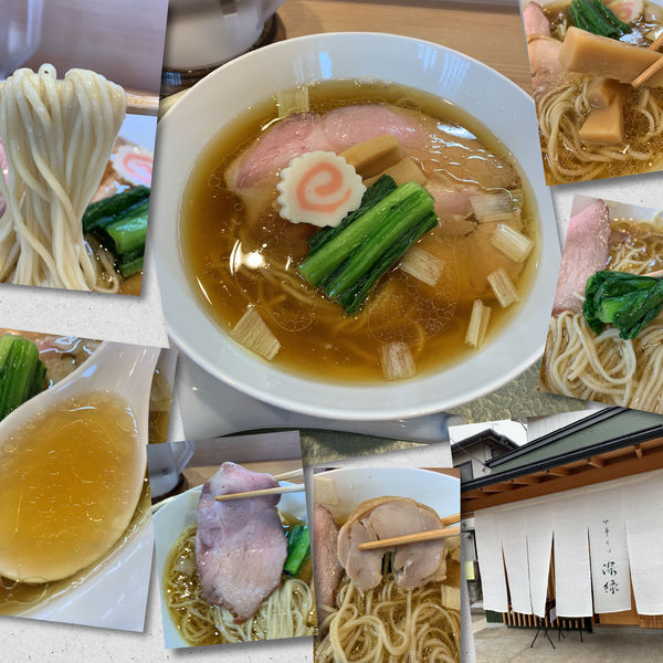 「羅臼昆布と鮭節の中華そば1100円」@中華そば 深緑の写真