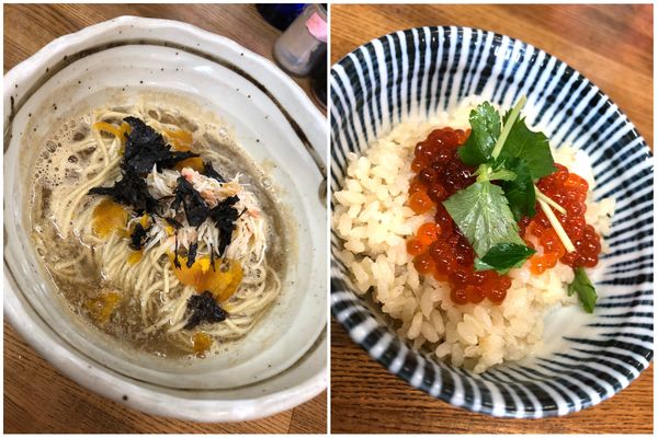 「【限定③】蟹の潮SOBA 〜蟹と雲丹和えカラスミがけ〜」@㐂九家の写真