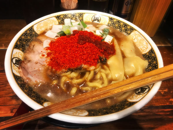 「すごい煮干ラーメン15辛【870円】」@すごい煮干ラーメン凪 渋谷東口店の写真