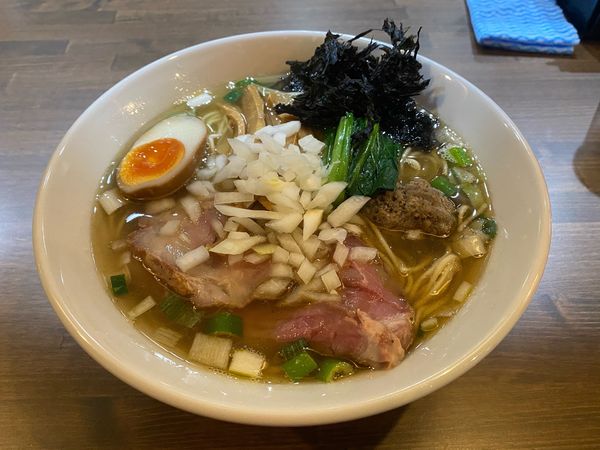 「うるめ節そば」@自家製麺こうじの写真