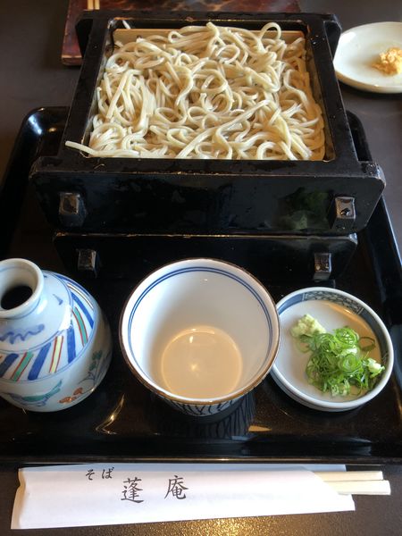 「せいろそば＋汁なしそば」@そば蓬庵の写真