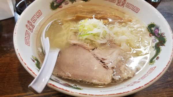 「朝専用中華そば　塩」@らあめん 寸八 総本店の写真