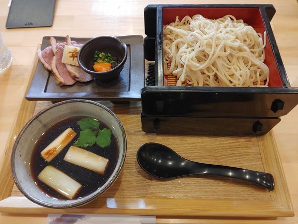 「鴨の醤油つけ麺」@麺家 幸先坂の写真