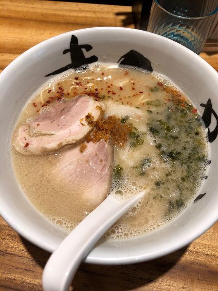 「潮豚骨らーめん」@まんかい 福島本家の写真