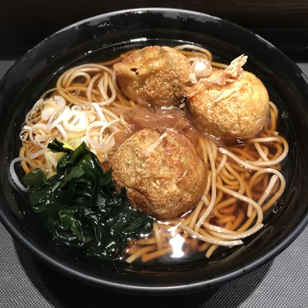 「【新春限定】銀だこそば(￥500）」@名代 富士そば 京急蒲田店の写真