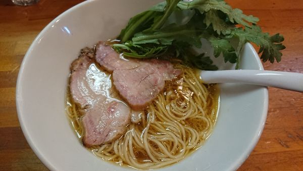 「地鶏醤油 900円」@極汁美麺 umamiの写真
