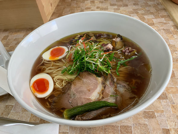 「明石蛸とボルチーニ茸のスープ」@拉麺 たにのの写真