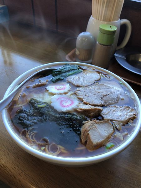 「ワンタンメン600円」@栄楽の写真