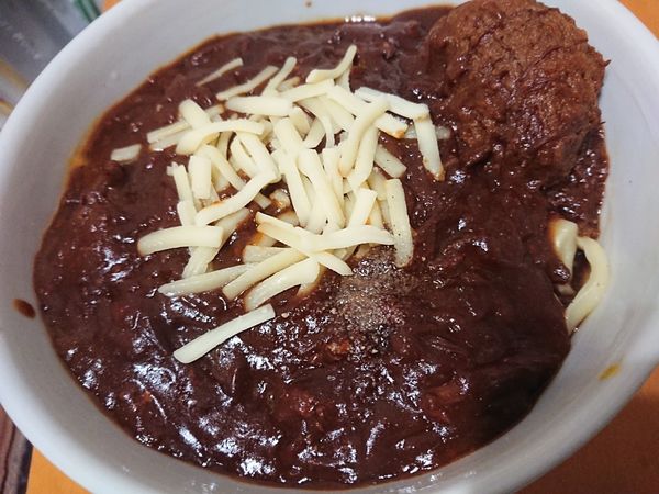 「どろりんちょデミグラスカレー麺」@鶏こく中華 すず喜の写真