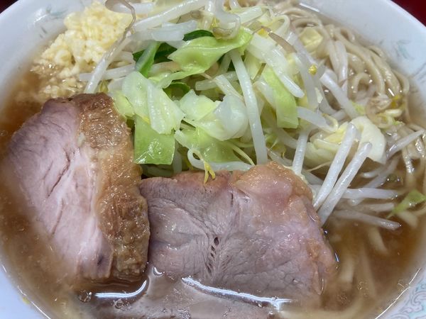 「小ラーメン＋ヤサイ少な目＋ニンニク」@ラーメン二郎 上野毛店の写真