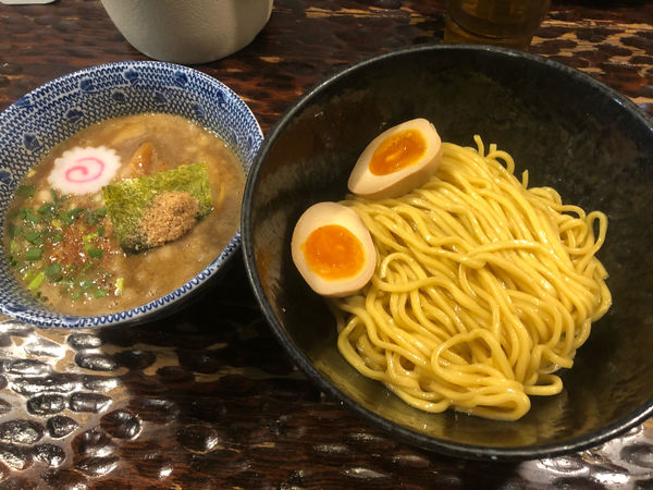 「濃厚魚介つけ麺温盛り¥840+味玉無料券使用」@北のらーめん 美空の写真