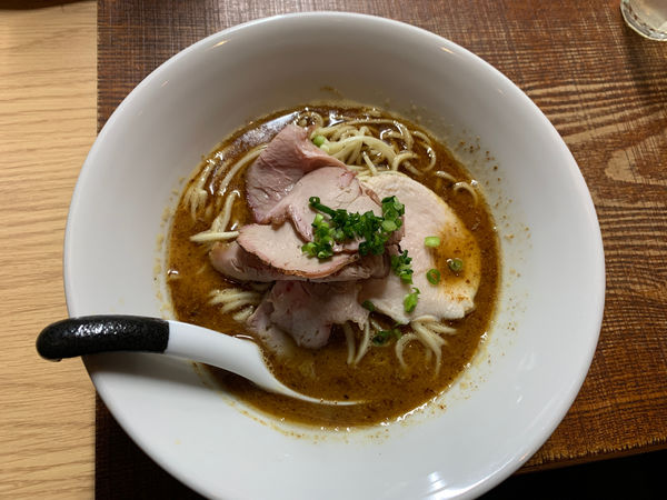 「芳醇烏賊肝蕎麦」@芛堂寺の写真