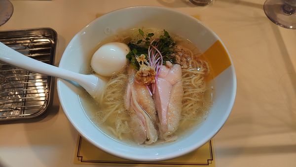 「塩生姜らー麺」@塩生姜らー麺専門店 MANNISH 浅草店の写真