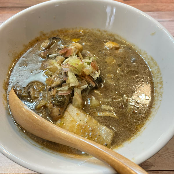 「牡蠣味噌」@世田谷中華そば 祖師谷七丁目食堂の写真