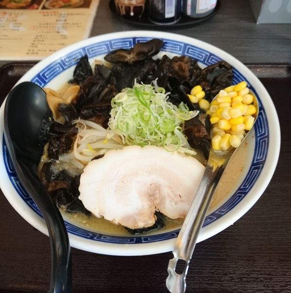 「味噌らぁ麺 きくらげトッピング」@麺匠えにしの写真