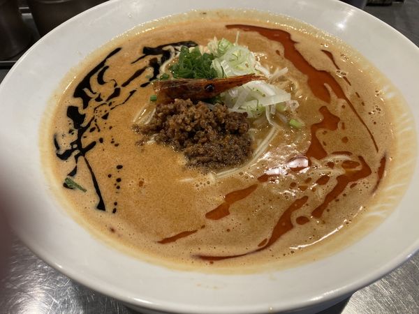 「海老寿久担々麺」@麺屋 愛心 TOKYO 町屋店の写真