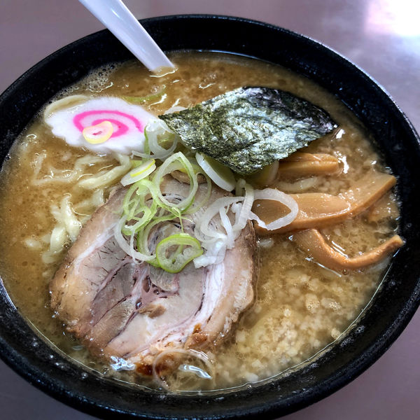 「こってり醤油ラーメン　背脂まし　700円」@佐野青竹手打ちラーメン いしかりの写真