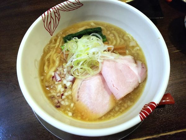 「鯛白湯背脂そば」@立ち呑み居酒屋 金町製麺の写真
