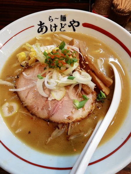 「味噌ら～麺」@らー麺 あけどやの写真